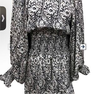 Elliatt Monochrome Floral top and skirt set